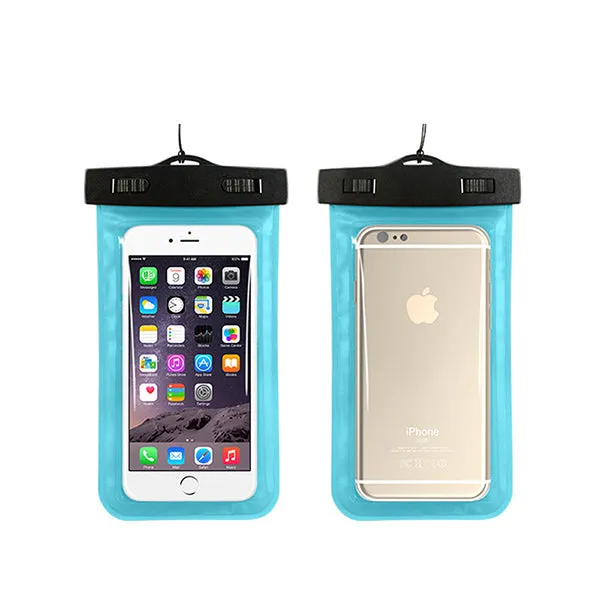 Waterproof Pouch for iPhone 5s SE 6 6s Plus Universal 4.8"-6.0" Mobile Phone Underwater Water proof Bag for Galaxy Huawei Xiaomi