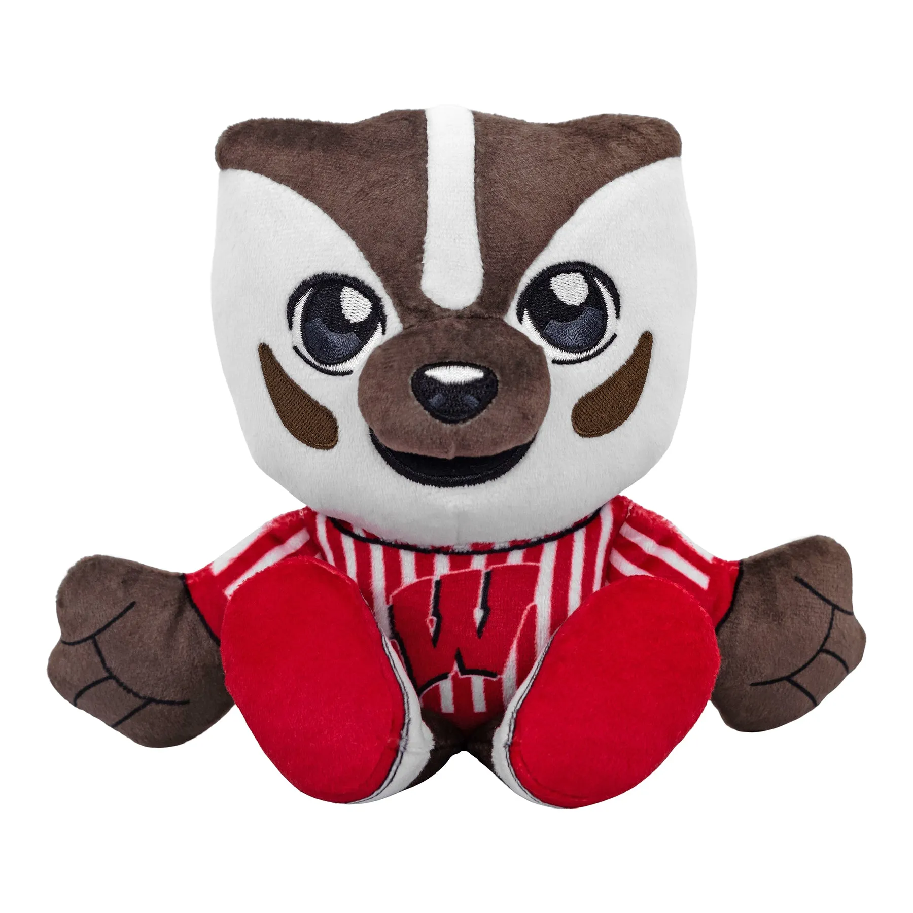 Wisconsin Badgers Bucky Badger 8" Mascot Kuricha Plush