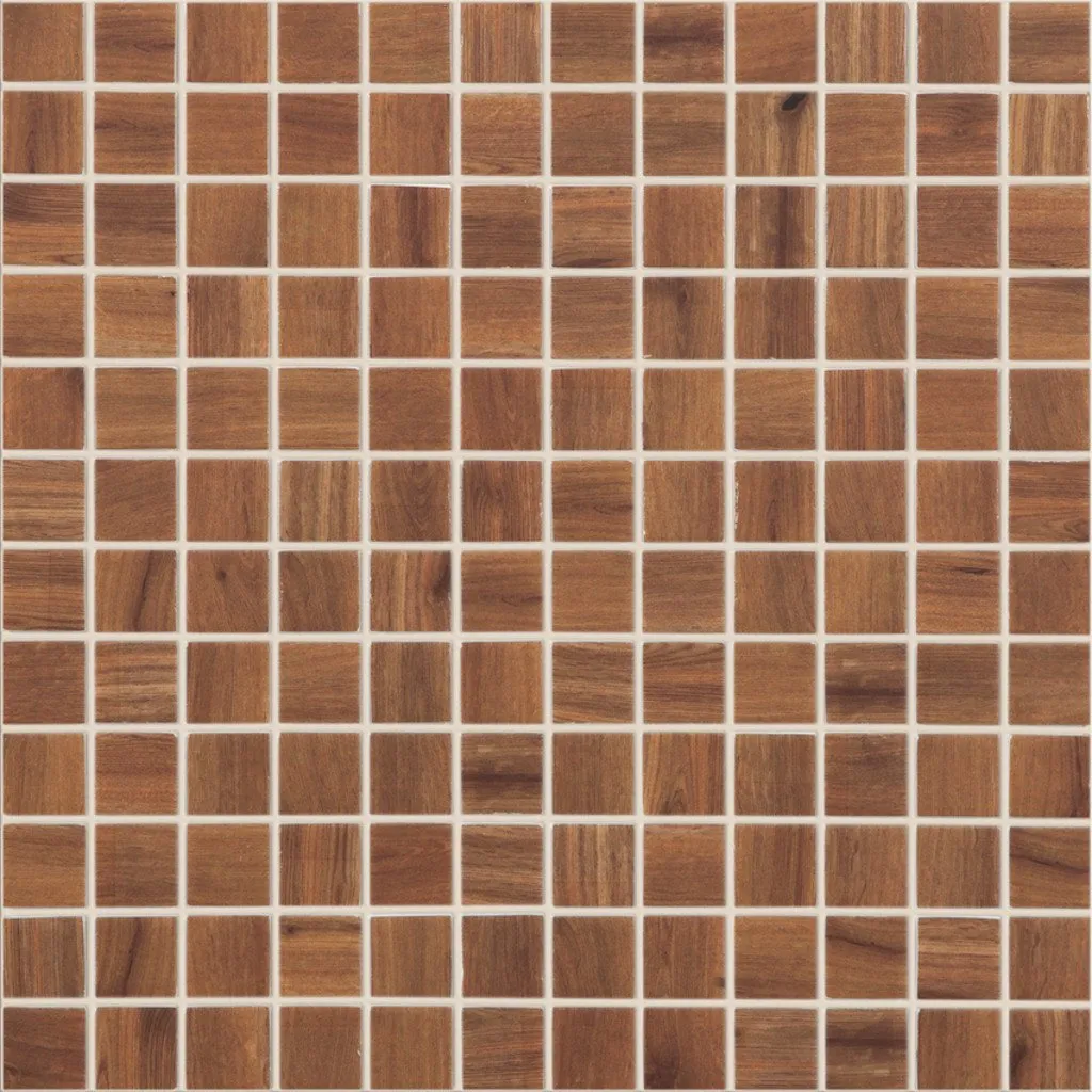 Wood Nogal MT 4200, 1" x 1" - Glass Tile