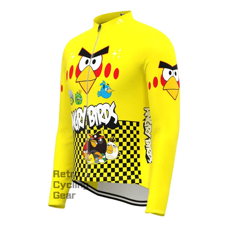 yellow bird Fleece Long Sleeve Jersey